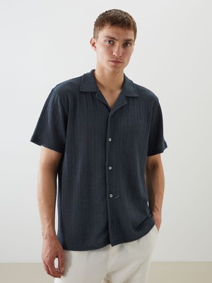 Lc Waikiki Yeni Sezon Regular Fit Resort Yaka Kısa Kollu Erkek Gömlek