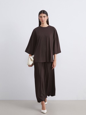 Lc Waikiki Yeni Sezon Beli Lastikli Şifon Pileli Etek