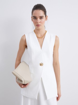 Lc Waikiki Yeni Sezon V Yaka Kadın Klasik Yelek