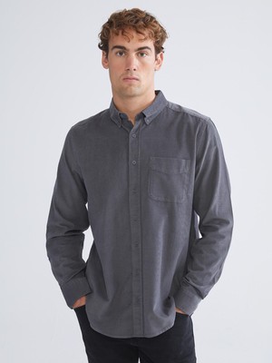 Lc Waikiki Yeni Sezon Regular Fit Uzun Kollu Kadife Erkek Gömlek