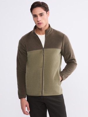 Lc Waikiki Yeni Sezon Dik Yaka Polar Erkek Fermuarlı Sweatshirt