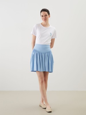 Lc Waikiki Yeni Sezon Beli Fermuarlı Kadın Etek