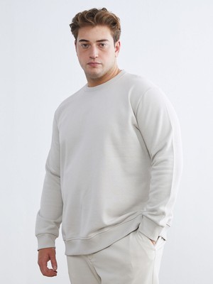 Lc Waikiki Yeni Sezon Bisiklet Yaka Erkek Kalın Sweatshirt