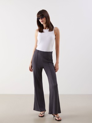 Lc Waikiki Yeni Sezon Beli Lastikli Dokulu Kadın Pantolon