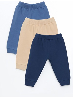 Lc Waikiki Yeni Sezon Beli Lastikli Erkek Bebek Eşofman Alt 3'lü