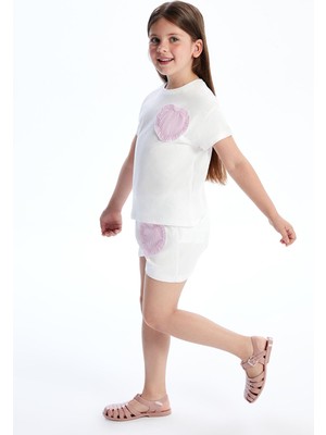 Lc Waikiki Yeni Sezon Beli Lastikli Kız Çocuk Şort