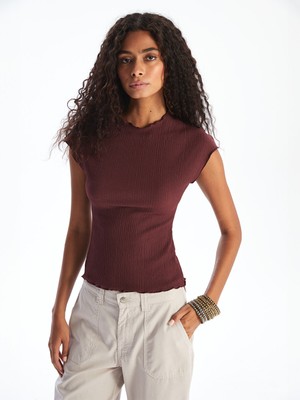 Lc Waikiki Yeni Sezon Dik Yaka Dokulu Kadın Body