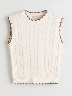 Lc Waikiki Yeni Sezon Bisiklet Yaka Kız Çocuk Triko Süveter