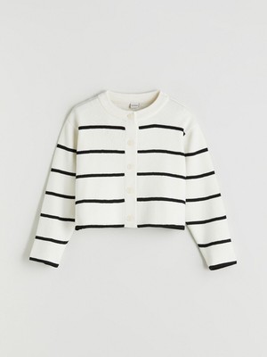 Lc Waikiki Yeni Sezon Bisiklet Yaka Kız Çocuk Triko Hırka