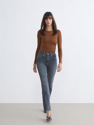Lc Waikiki Yeni Sezon Mom Fit Kadın Jean Pantolon