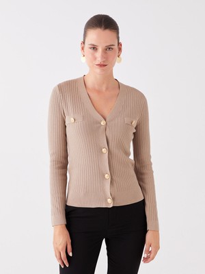 Lc Waikiki Yeni Sezon V Yaka Kadın Triko Hırka