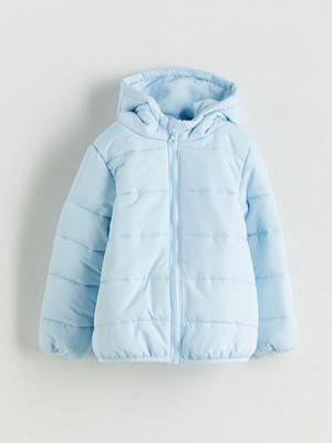 Lc Waikiki Yeni Sezon Kapüşonlu Uzun Kollu Kız Çocuk Mont