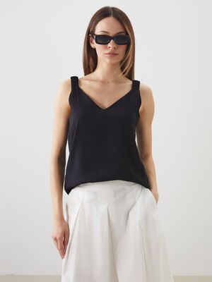 Lc Waikiki Yeni Sezon V Yaka Dokulu Bluz