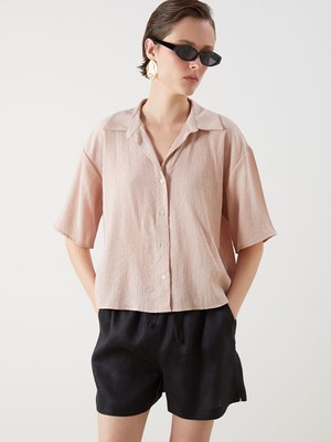 Lc Waikiki Yeni Sezon Dokulu Kadın Gömlek