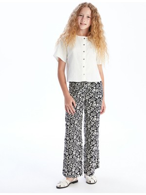 Lc Waikiki Yeni Sezon Beli Lastikli Kız Çocuk Pantolon