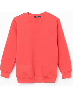 Lc Waikiki Yeni Sezon Bisiklet Yaka Kız Çocuk Sweatshirt