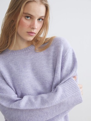 Lc Waikiki Yeni Sezon Bisiklet Yaka Oversize Kadın Triko Kazak