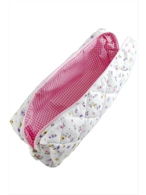 SiHako Çiçek Desenli Dy Saç Şekillendirici Çanta