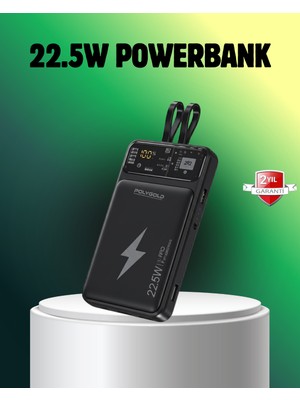 Store Mania Powerbank Dahili Ekranlı 10000 Mah Çift Kablolu (STORE-MANIA-5938)