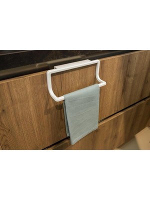 Braventa Collection Mutfak Banyo Havlu Askısı-Beyaz