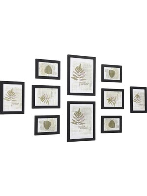 Hype Store Songmıcs Resim Çerçevesi Seti 10'lu, 20 x 25 cm Boyutunda 2 Fotoğraf, 13 x 18 cm Boyutunda 4 Fotoğra