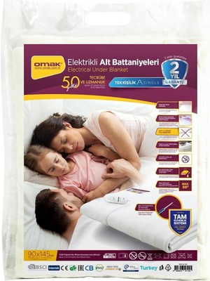 Hype Store Omak Tek Kişilik Elektrikli Battaniye