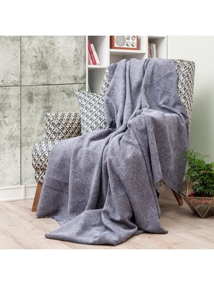 Hype Store - Koltuk Örtüsü Şönil Jakarlı Desen Kaymaz Çekyat Örtüsü ve Koltuk Şalı 175X215