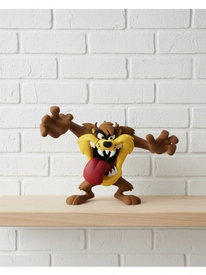 İntora 15 cm Tazmanya Canavarı Figürü Çizgi Karakter Koleksiyonluk Biblo