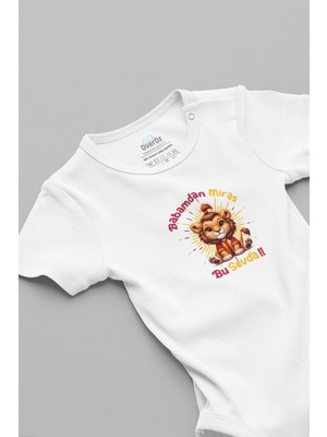 Overoz Babamdan Miras Bana Bu Sevda Yazılı Taraftar Bebek Body 5627-2