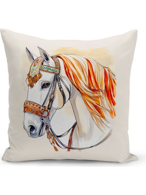 Bertille Home Ramazan Serisi Çift Tarafı Dijital Baskılı Kırlent Kılıfı (Ramadan Cushion Cover)