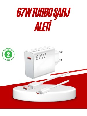 Store Mania 67 Watt Type C Hızlı Şarj Cihazı Huawei P30 P40 Mate 20 Pro Uyumlu (STORE-MANIA-5938)