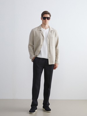 Lc Waikiki Yeni Sezon Standart Kalıp Keten Erkek Pantolon