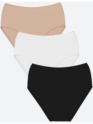 Lc Waikiki Yeni Sezon Büyük Beden Düz Klasik Külot 3'lü