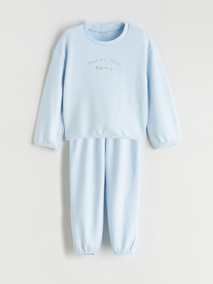 Lc Waikiki Yeni Sezon Baskılı Kız Bebek Sweatshirt ve Eşofman Altı