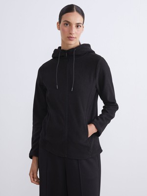 Lc Waikiki Yeni Sezon Kapüşonlu Kadın Fermuarlı Sweatshirt