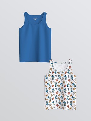 Lc Waikiki Yeni Sezon Bisiklet Yaka Erkek Çocuk Atlet 2'li