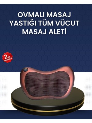 HypAirs Isıtma Özellikli Derin Yoğurma Masaj Yastığı Priz & Çakmak Girişli