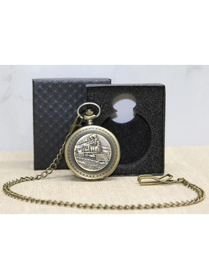 Lokiboo Özel Kutulu Tren Temalı Köstekli Saat ALK4670 - Lisinya