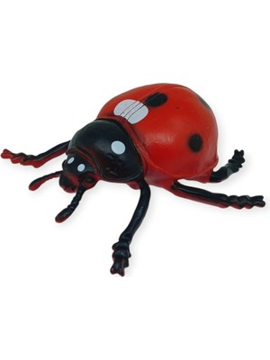 Lokiboo Böcek Figürleri - Gerçekçi Figür - Uğur Böceği 9 cm (Lisinya)