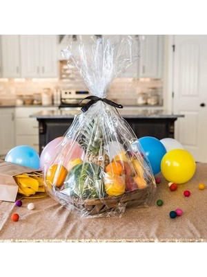 Muka Hediye Sepeti Şeffaf Ambalaj Opp 20 mikron; 100 x 110 cm 100 Adet