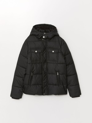 Lc Waikiki Yeni Sezon Kapüşonlu Erkek Çocuk Şişme Mont