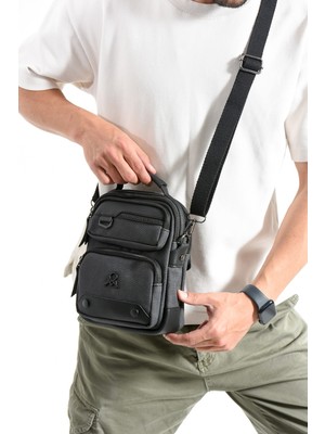 Mega Çanta Kanvas Serisi Çok Bölmeli Çapraz/el Erkek Çantası