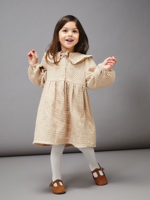 Lc Waikiki Yeni Sezon Bebe Yaka Müslin Kız Bebek Elbise