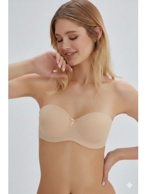 Eros Kadın Camellia Straplez Boş Cup Balenli Sütyen ERSK140