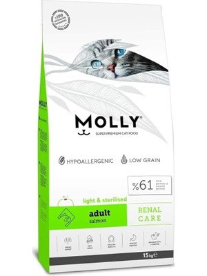 Braventa Collection Molly Sterilized Somonlu Kedi Maması 15 kg