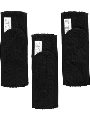 Braventa Collection Stellabelli BANDANA,%100 Pamuk Cırt Bantlı, Biyeli, Havlu Kafa - Saç ve Makyaj Bandı | 3 Lü Set