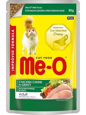 Braventa Collection Me-O Sos Içinde Parça Tavuk Eti, 80 gr