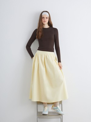 Lc Waikiki Yeni Sezon Beli Lastikli Poplin Kloş Etek