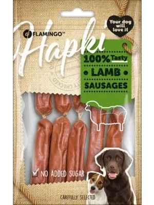 Braventa Collection Flamingo Lamb Snack Kuzulu Sosis Köpek Ödülü 85 gr