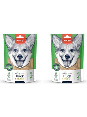 Braventa Collection Wanpy Köpek Dondurularak Kurutulmuş Ördek Göğüs, 40 Gram 2li Paket
